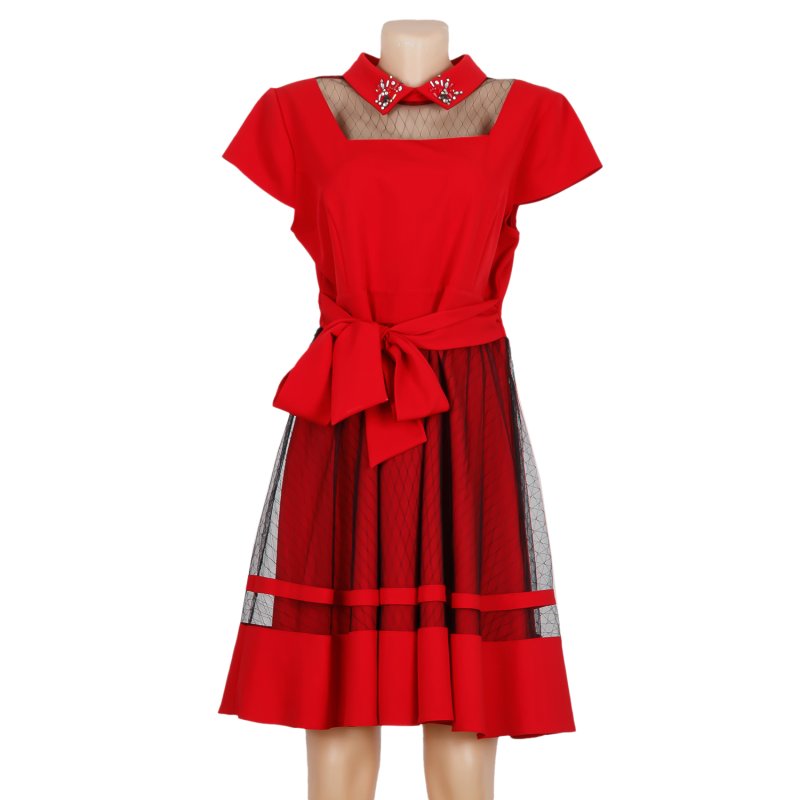 Красное Платье Вискоза