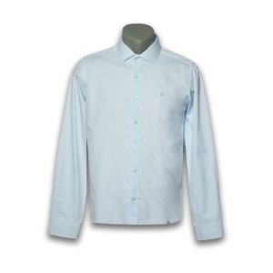 Рубашка М Голубой Хлопок 12625 Турция M(р) - код 124977
