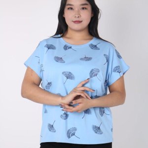 Женская футболка с принтом - код 145364