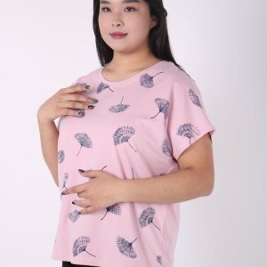 Женская футболка с принтом - код 145365