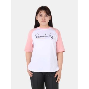 женская футболка с принтом - код 145477