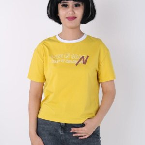 женская футболка с принтом - код 146076