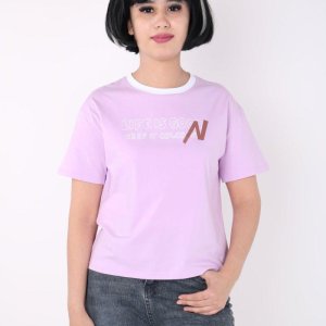 женская футболка с принтом - код 146077