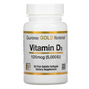 Витамин D3 125мкг(5000МЕ) 90 капсул из рыбьего желатина - код 146612