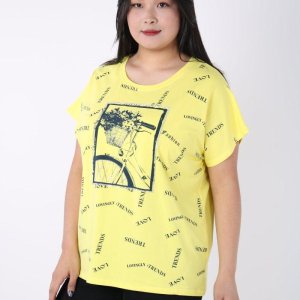Женская футболка с принтом - код 147641