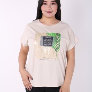 женская футболка с принтом - код 148014