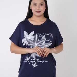 Женская футболка  с рисунками - код 148188