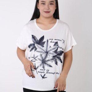 Женская футболка  с рисунками - код 148190