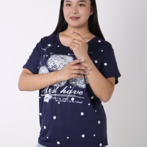 Женская футболка  с рисунками - код 149015