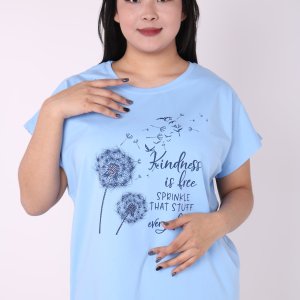 Женская футболка с принтом - код 149909