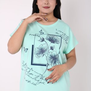 Женская футболка с рисунками - код 149921