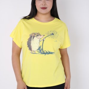 женская футболка с принтом - код 149923