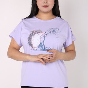 женская футболка с принтом - код 149929