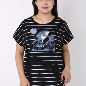 Женская футболка с полосками - код 149961