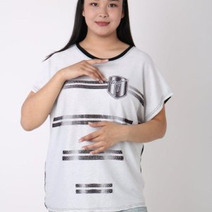 Женская футболка  с рисунками - код 149973