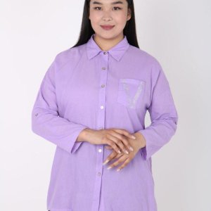 Женская рубашка длинный рукав - код 149980