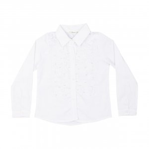 Рубашка Белая ХБ Турция - код 27254