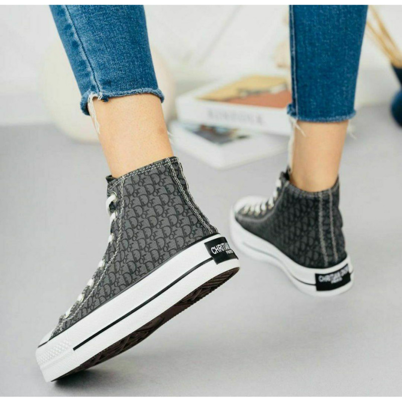 Converse discount noir dior