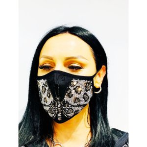 Женские маски со стразами - код 51943