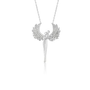 Серебряное Ожерелье Модель Любовь PP2387 Larin Silver - код 83523