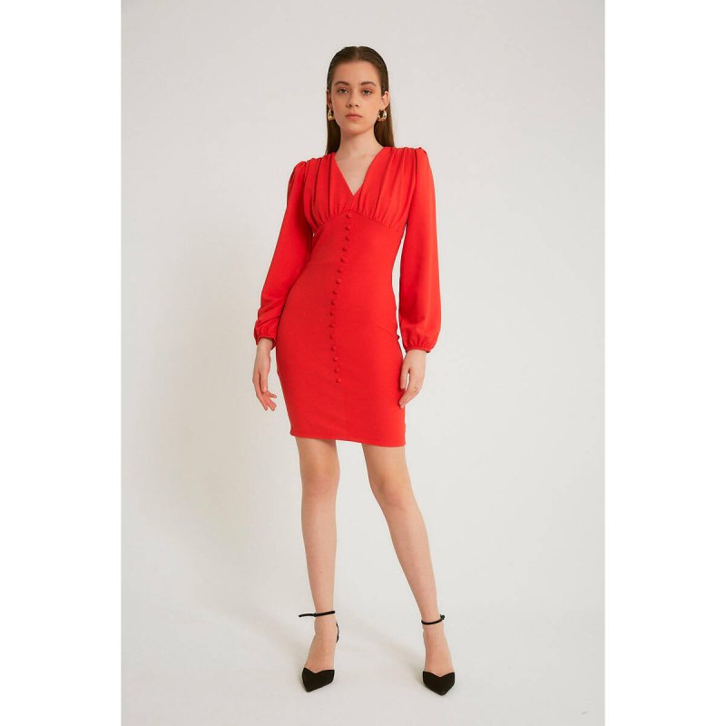 Женское Платье С V Образным Вырезом фото 13