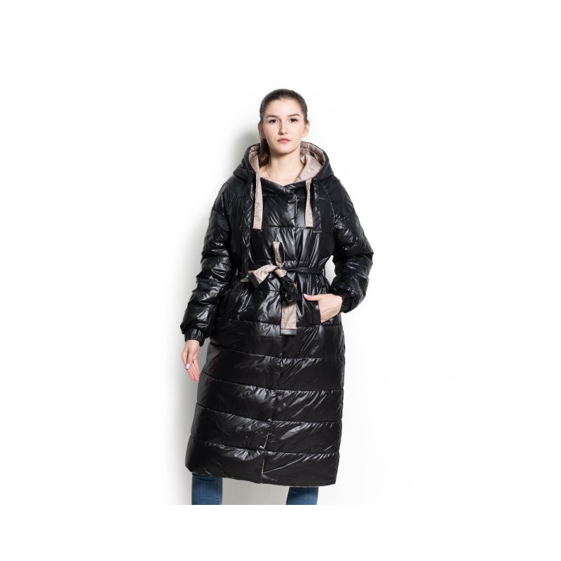 922 022. Пуховик Донна Каран. Logo Puffer Coat DKNY. Пальто Donna Karan. Куртка Донна Каран